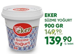 Eker Süzme Yoğurt 900 gr