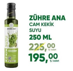 Zühre Ana Cam Kekik Suyu 250 ml