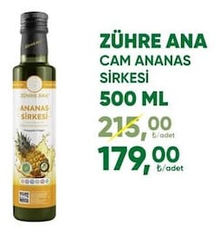 Zühre Ana Cam Ananas Sirkesi 500 ml
