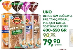 Uno Ekmek Çeşitleri 400 gr/550 gr