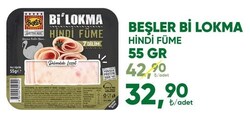Beşler Bi Lokma Hindi Füme 55 gr