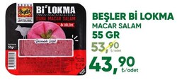 Beşler Bi Lokma Macar Salam 55 gr 