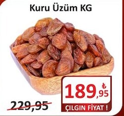 Kuru Üzüm kg