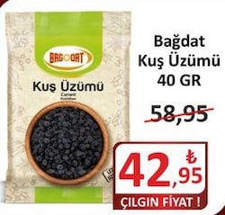 Bağdat Baharat 40 gr Kuş Üzümü