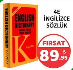 4E İngilizce Sözlük 