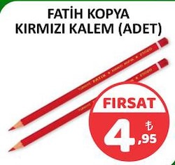 FATİH KALEM Fatih Kırmızı Kopya Kalemi