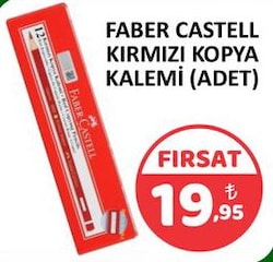 Faber Castell Faber Kopya Kalemı Kırmızı