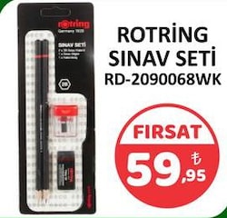 Rotring 2B Sınav Kalem Seti