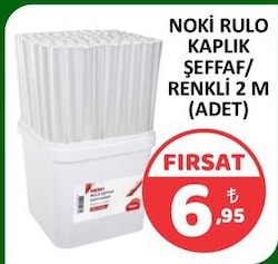 Noki Rulo Kaplık Şeffaf/Renkli 2 M Adet