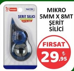 Mikro 5MM X 8 mt Şerit Silici 