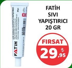 Fatih 20 gr Çok Amaçlı Kuvvetli Yapıştırıcı