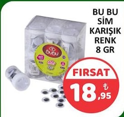 Bu-Bu Sim Karışık Renk 8 Gr.