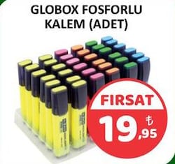 Globox Fosforlu Kalem 