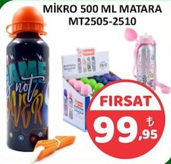 Mikro MT-2505 500 ml Alüminyum Matara