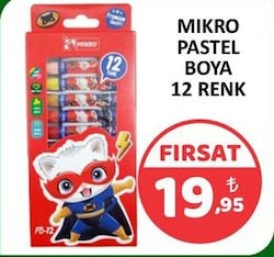 Mikro 12'li Pastel Boya
