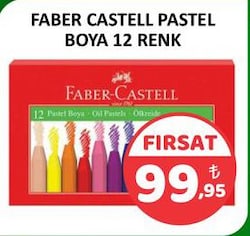 Faber-Castell Karton Kutulu 12'li Pastel Boya