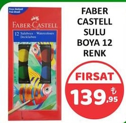 Faber Castell 12 Renk Sulu Boya 