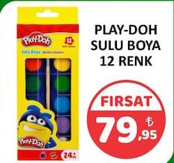 Play-Doh Sulu Boya 12'li 