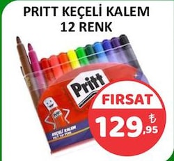 Pritt 12'li Keçeli Kalem Seti