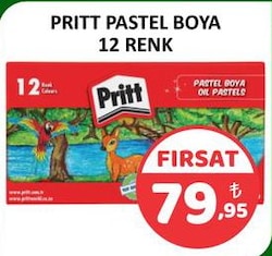 Pritt Pastel Boya 12 Renk 
