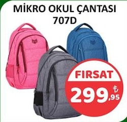 Mıkro Okul Cantası (707D)
