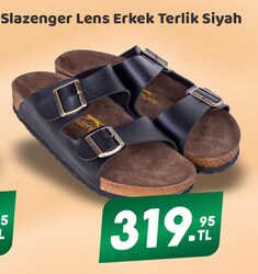 Slazenger Lens Erkek Terlik Siyah