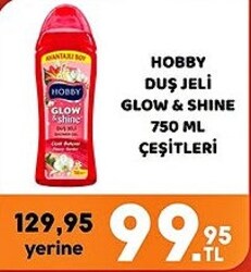 Hobby Duş Jeli Glow & Shine 750 ml Çeşitleri