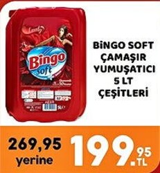 Bingo Soft Çamaşır Yumuşatıcı 5 lt Çeşitleri