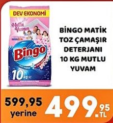 Bingo Matik Mutlu Yuvam Toz Çamaşır Deterjanı 10 kg