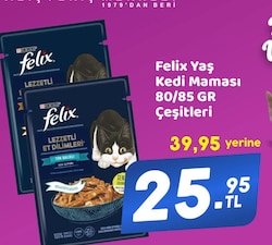 Felix Yaş Kedi Maması Çeşitleri 80-85 gr