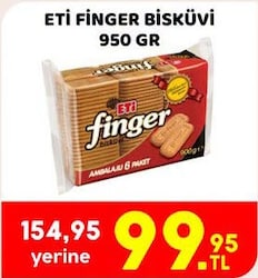 Eti Finger Bisküvi 900 gr