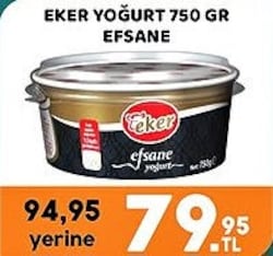 Eker Efsane Yoğurt 750 g