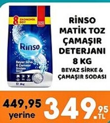 Rinso Matik Toz Çamaşır Deterjanı 8 kg