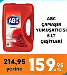 Abc Çamaşır Yumuşatıcısı Çeşitleri 5 lt 