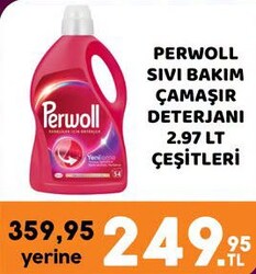 Perwoll Sıvı Bakım Çamaşır Deterjanı 2,97 lt Çeşitleri