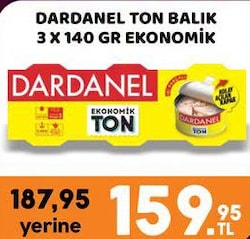 Dardanel Ton Balığı 3x140 gr