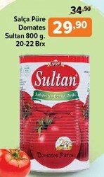 Sultan Domates Püre Salça 800 g 20-22 Brx