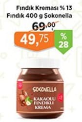 Şokonella %13 Fındık Fındık Kreması 400 g 