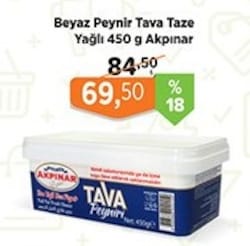 Akpınar Tam Yağlı Taze Tava Peyniri 450 gr
