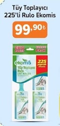 Ekomis Rulo Tüy Toplayıcı 225'li