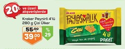 Ülker Çizi Peynirli Kraker 4'lü 280 g