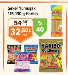 Haribo Yumuşak Şeker 115-130 g