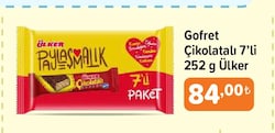 Ülker Çikolatalı Gofret 7'li 252 g