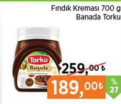 Torku Banada Fındık Kreması 700 g