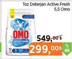 Omo Active Fresh Toz Deterjan 5,5 kg