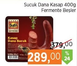 Beşler Sucuk Dana Kasap Fermente 400 gr