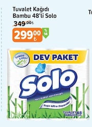 Solo Bambu Tuvalet Kağıdı 48'li