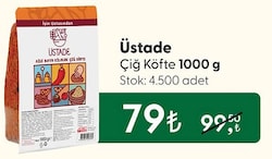 Üstade Aile Boyu Çiğ Köfte 1 kg