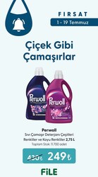 Perwoll Sıvı Çamaşır Deterjanı Çeşitleri Renkliler ve Koyu Renkliler 2,75 l