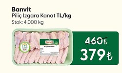Banvit Piliç Izgara Kanat TL/kg